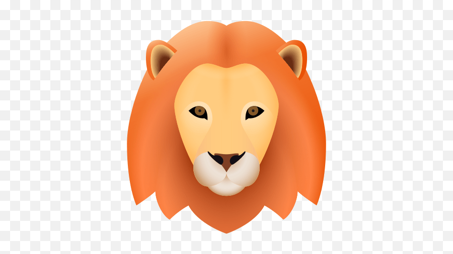 Leone Icona Download Gratuito Png E Vettoriale Big Emoji,Lion Emoji