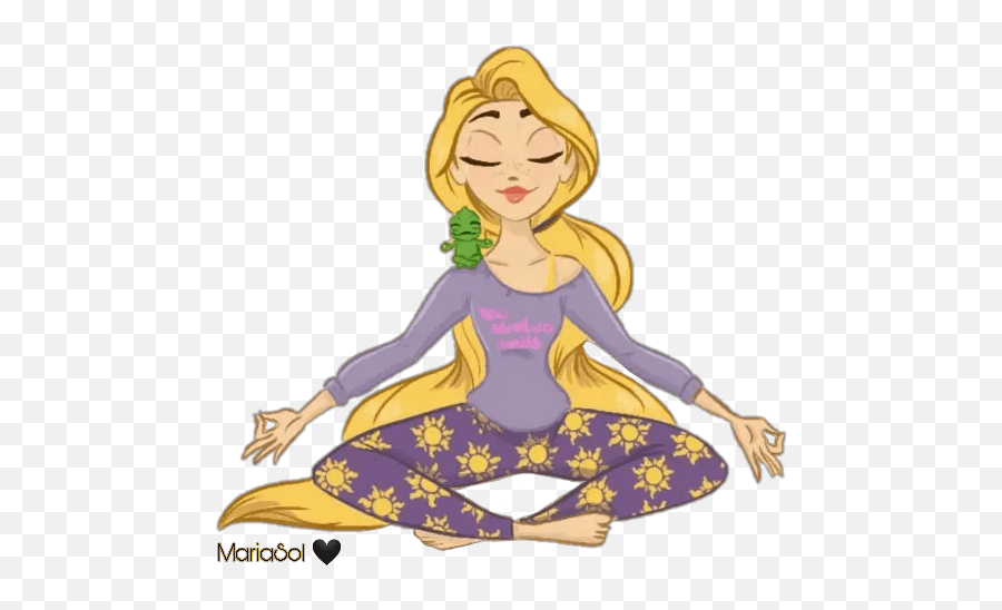 Yoga Stickers For Whatsapp Princess Disney Stickers Png Emoji,Yoga