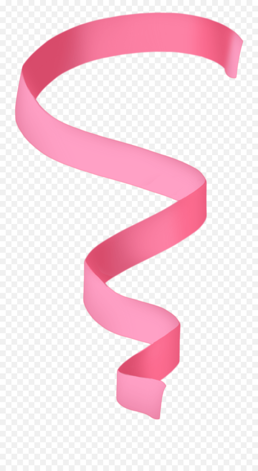 Pink Ribbon Sticker Pink Confetti Ribbon Png Emoji,Pink Ribbon Emoji free transparent emoji