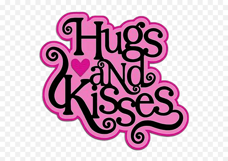 Hugsandkisses Hugs Kisses Hug Sticker By Wlkanja Decorative Emoji,Hug