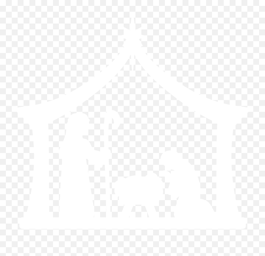 Free Nativity Transparent Background Nativity Scene White Silhouette