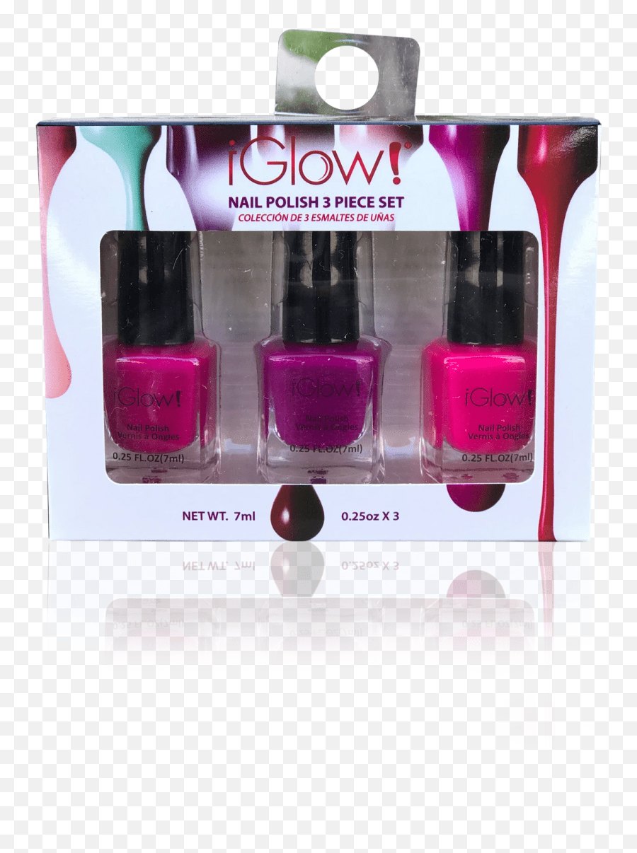 Iglow Nail Polish 3pk Nail Polish Emoji,Emoji Manicure free