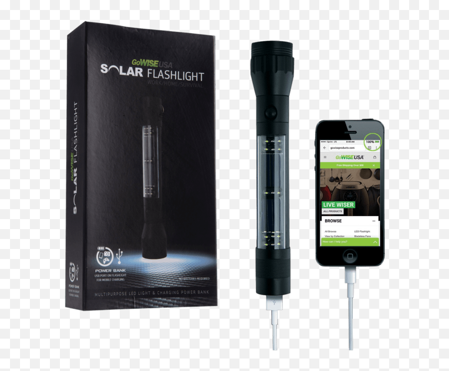 Gowise Rechargeable Solar Led Flashlight Emoji,Sun Light Bulb Hand