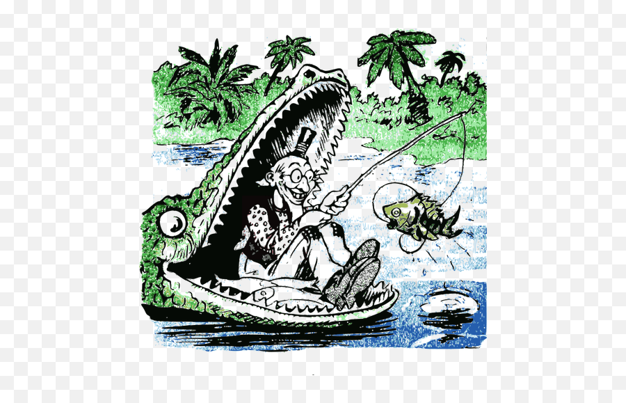 Wdkowanie W Ustach Gators Clip Art Alligator Boat Emoji,Fishing Emoji