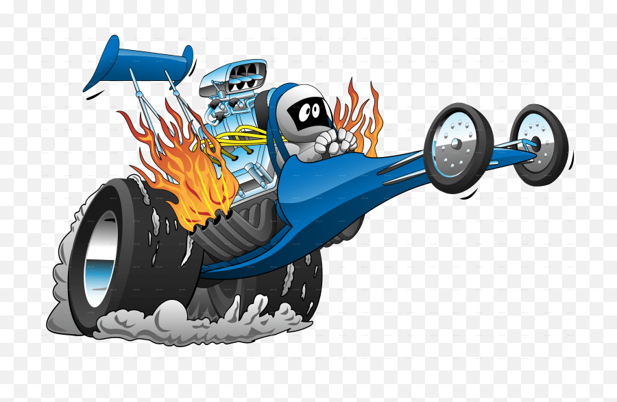 Top Fuel Dragster Cartoon Vector Cartoon Dragster Emoji,Car Pop Car