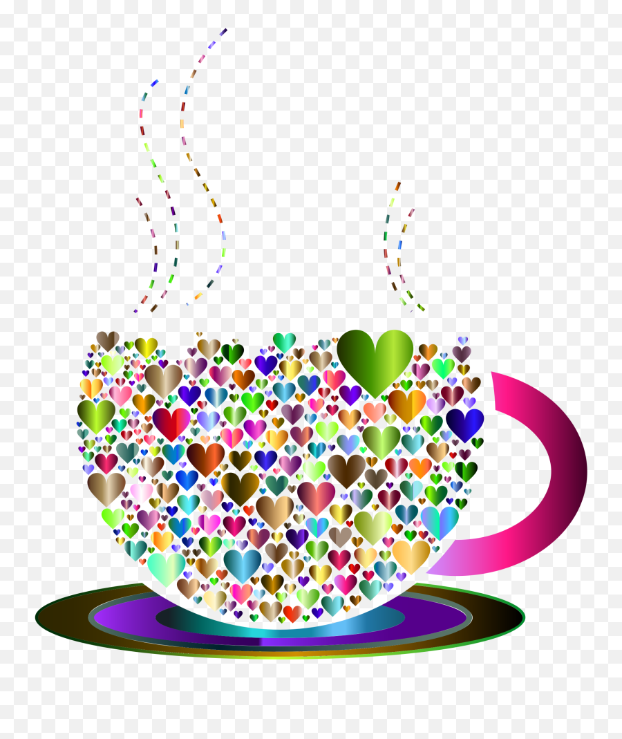 Clipart Hearts Tea Cup Clipart Hearts Gratitude Clip Art Emoji,Coffee And Heart Emoji free