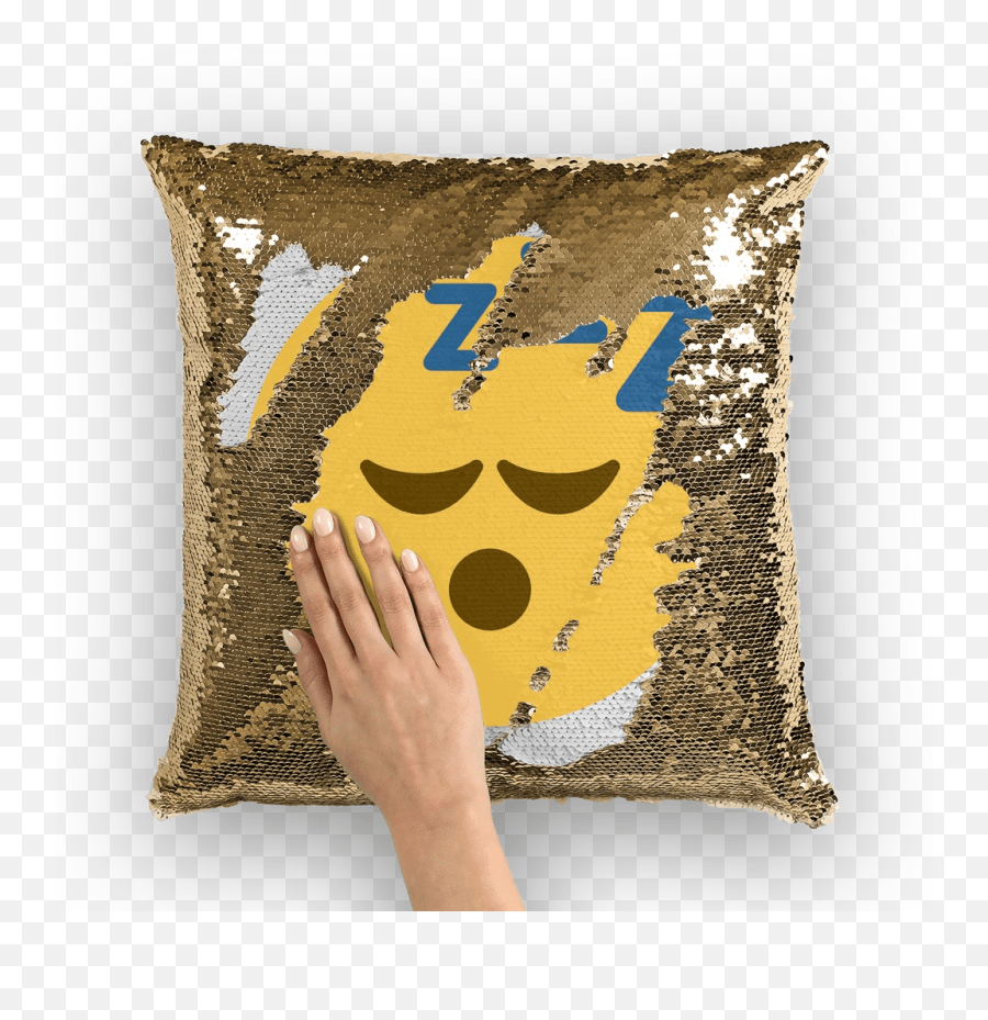 Sleeping Emoji Sequin Cushion Nicolas Cage Shrek Pillow,Sleeping