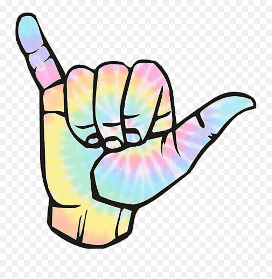 Punk Rock Png Aesthetic Stickers Hang Loose Emoji,Rock And Roll Hand