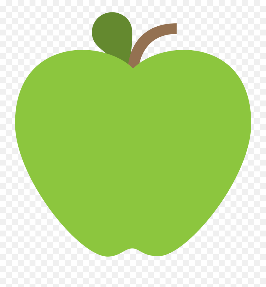 Emojione 1f34f Green Apple Emoji Clipart,Green Emoji free