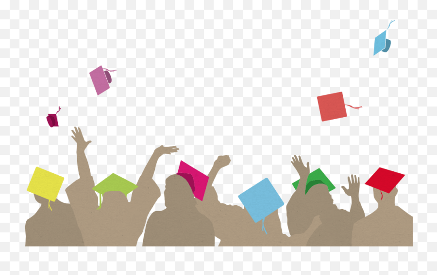 Graduation Congratulations Capandgown Cap Gown School Background