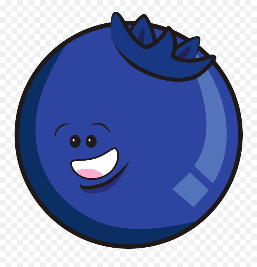 Blueberry Happy Emoji,Blueberry Emoji free transparent emoji