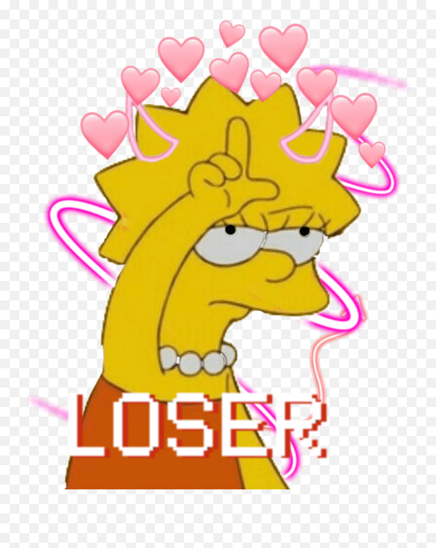 Simpsons Loser Simpsons Loser Emoji,Loser Sign Emoji free