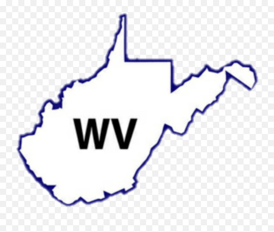 Wv Westvirgina Map Of West Virginia Emoji,Wv Emoji free transparent