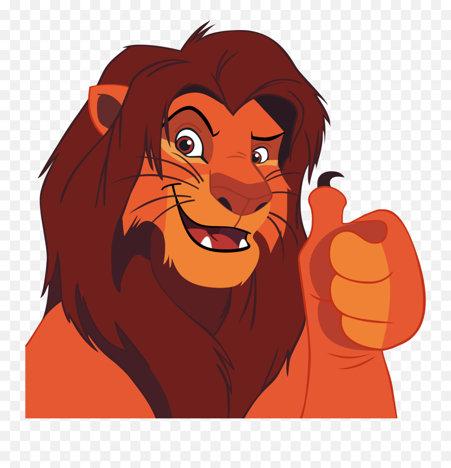 Small Thumbs Up Clipart Entertainment Weekly Lion King Mufasa Lion