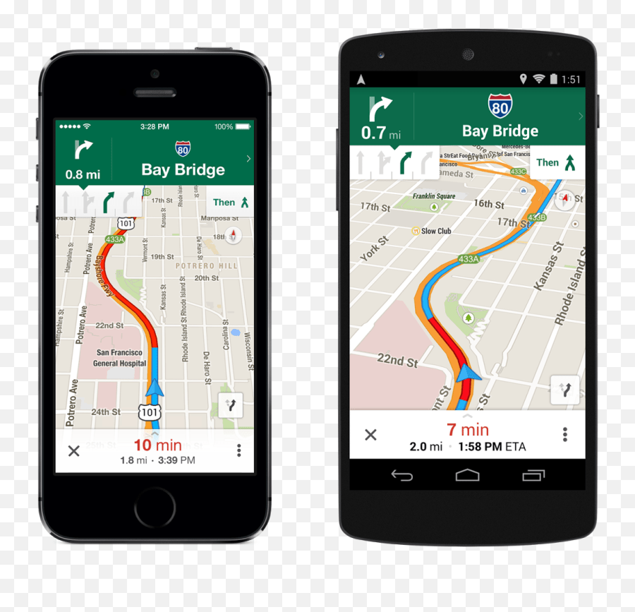 Google Maps For Ios And Android Gets Google Maps Lane Guidance Emoji
