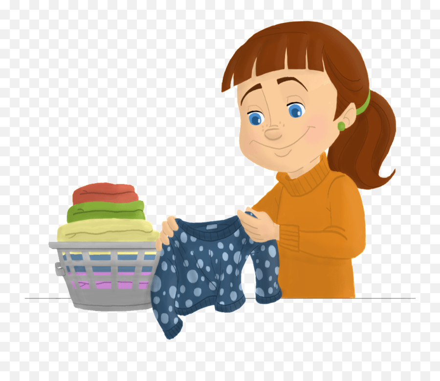Sort Laundry Folding The Clothes Clipart Emoji,Laundry Emoji free