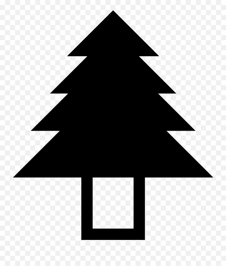 Png File Vector Christmas Tree Outline Emoji,Pine Tree Emoji free