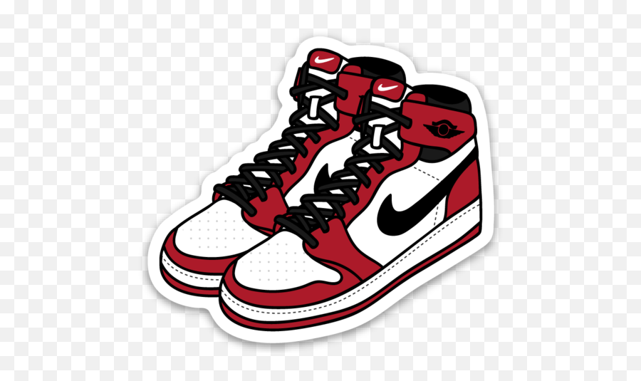 Air Jordan 1 Sticker In 2020 Nike Air Jordan Sticker Emoji,Emoji