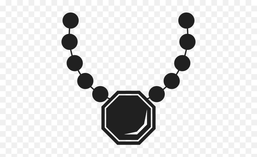 Necklace Svg Black Transparent Png Circle Monogram Frame With Bow