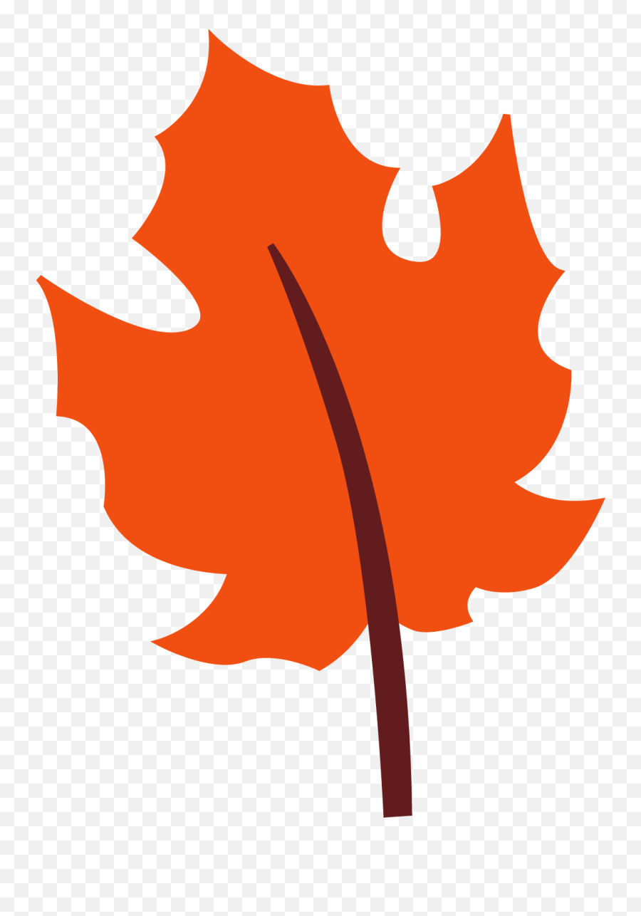Flpc44 Orange Leaf Clip Art Emoji,Fallen Leaf Emoji free
