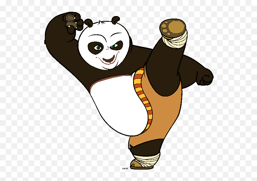 Cliparts Clip Art Kung Fu Panda Emoji,Karate Chop Emoji free
