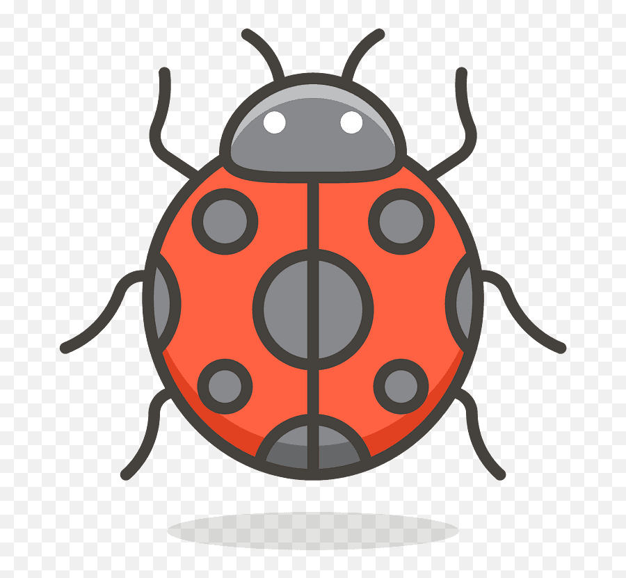 Lady Beetle Emoji Clipart Insects Ladybug,Ladybug Emoji free