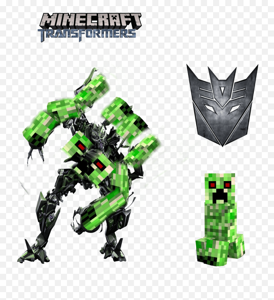 Transformers Minecraft Creeper Sticker Imagens De Transformers Do