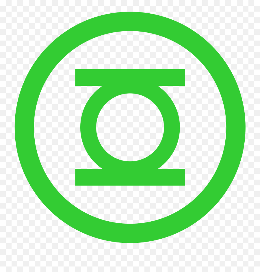 Green Lantern Logo Green Lantern Logo Black And White Square Emoji