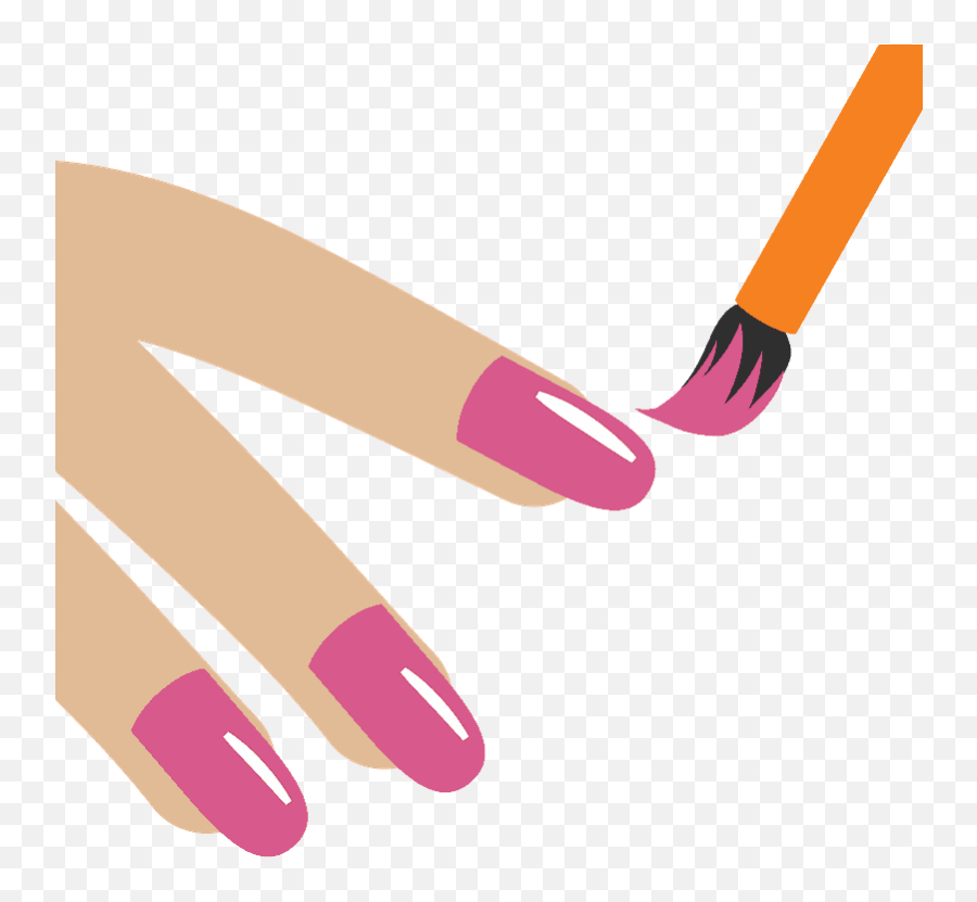 Nail Polish Emoji Clipart Hand Polish Emoji,Nail Polish Emoji Png