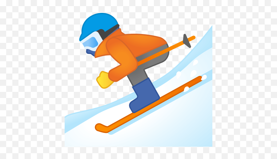 Skier Emoji Skier Emoji,Winter Emoji free transparent emoji