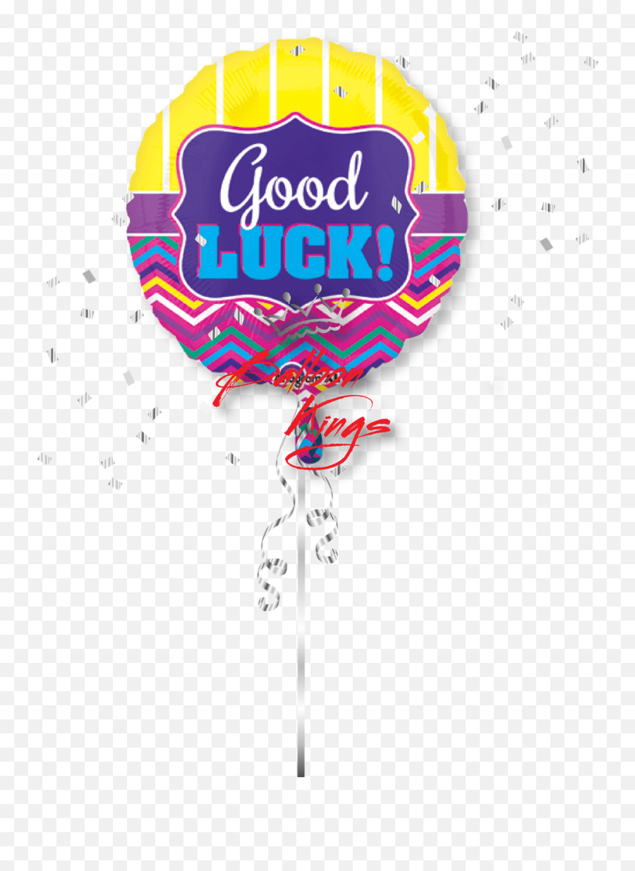 Good Luck Chevron Good Luck Balloon Png Emoji,Emoji For Good Luck