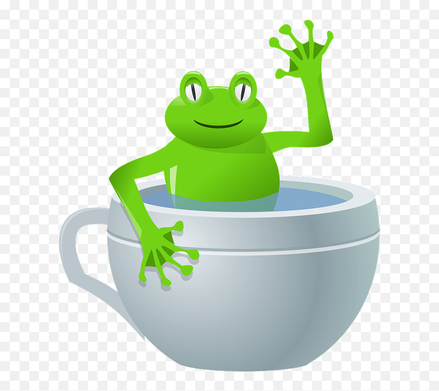 Frog Cup Mug Toad In Cup Cartoon Emoji,Frog Tea Emoji free