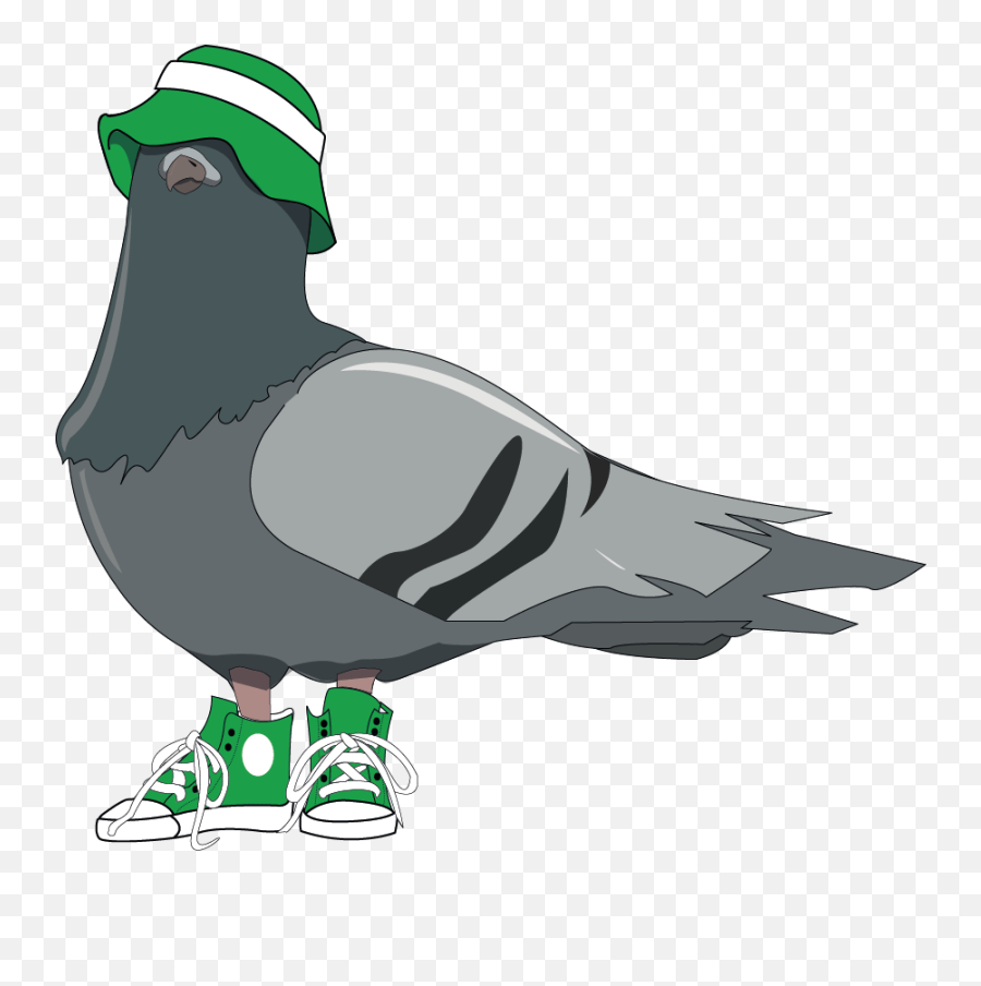 Pigeon King Pigeon Cartoon Emoji,Pigeon Emoji free transparent
