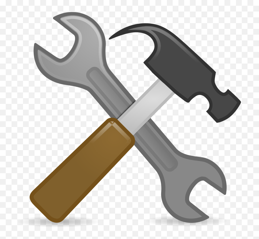 Clipart Hammer And Tools Clipart Emoji,Wrench Emoji free