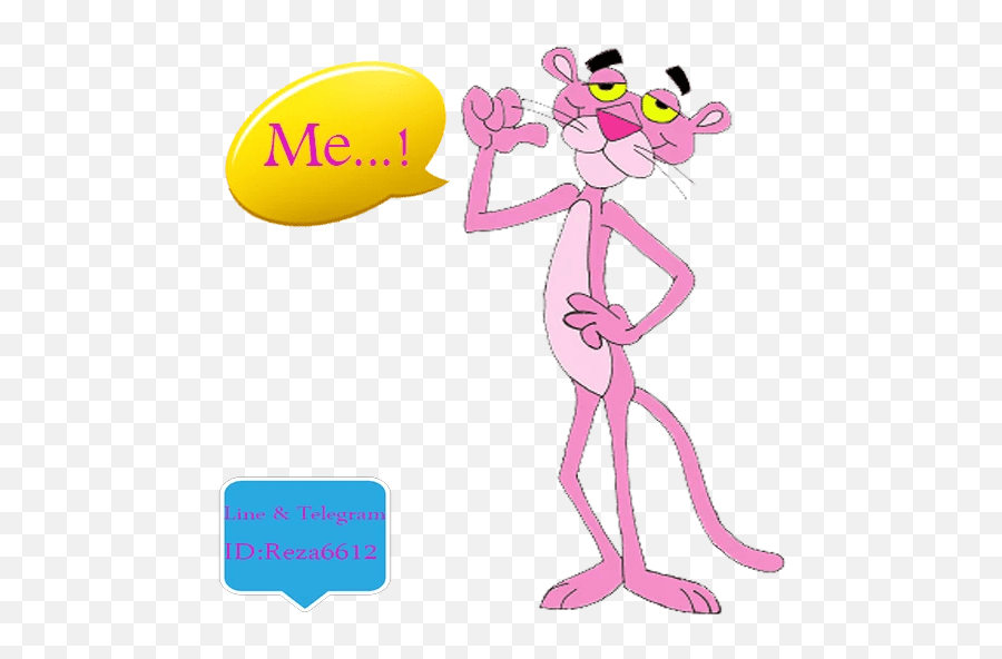 Pink Panther Stickers For Telegram Cartoon Emoji,Panther Emoji free