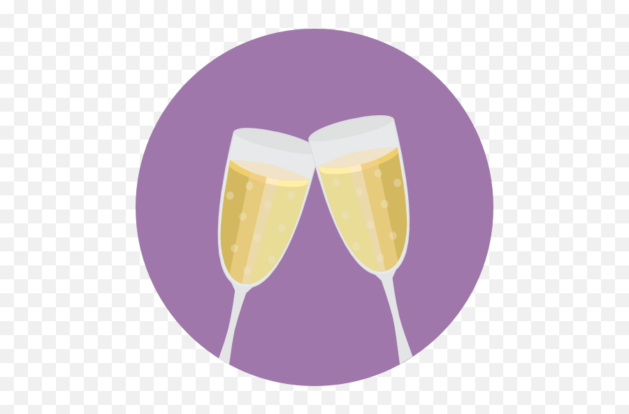 Champagne Glass Icon At Getdrawings Wine Glass Emoji,Champagne Toast
