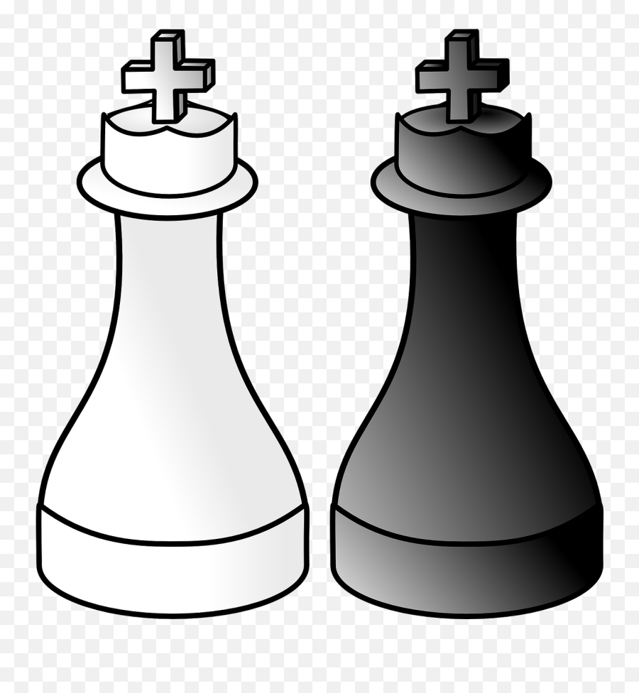 Chess Kings King Black White Piece Of Chess Black And White King