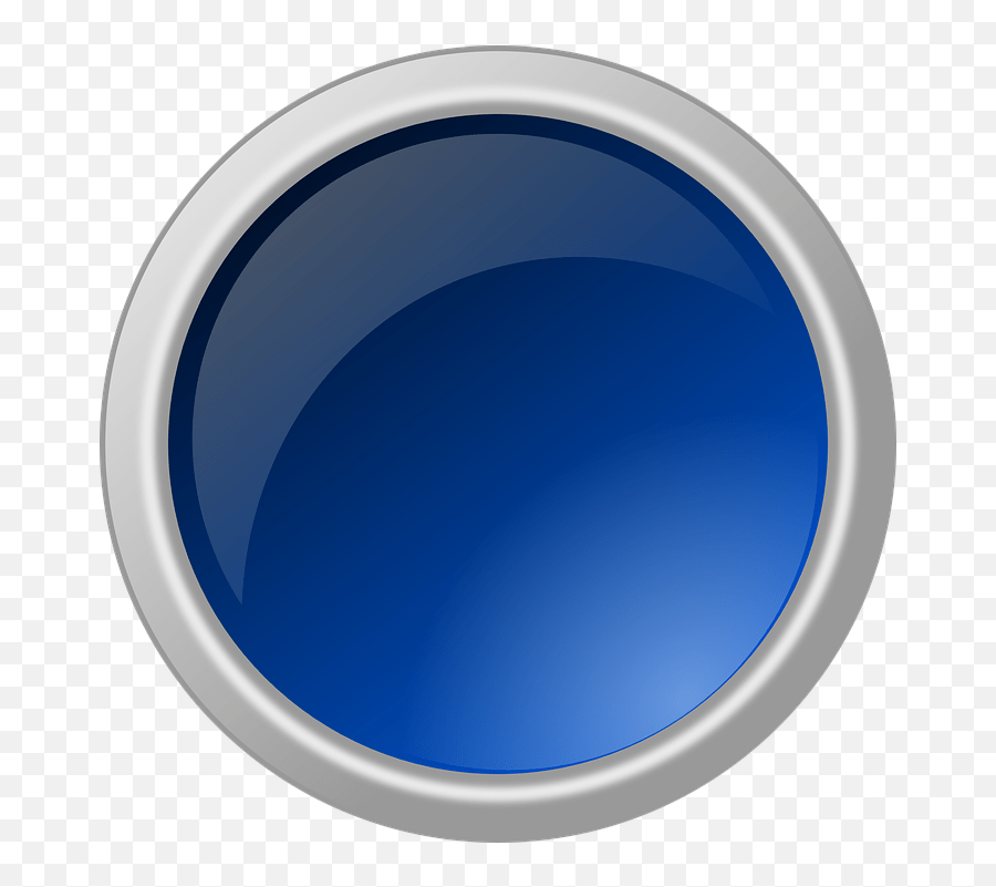 Button Glossy Round Ok Blue Round Glossy Button Emoji,Nut Button