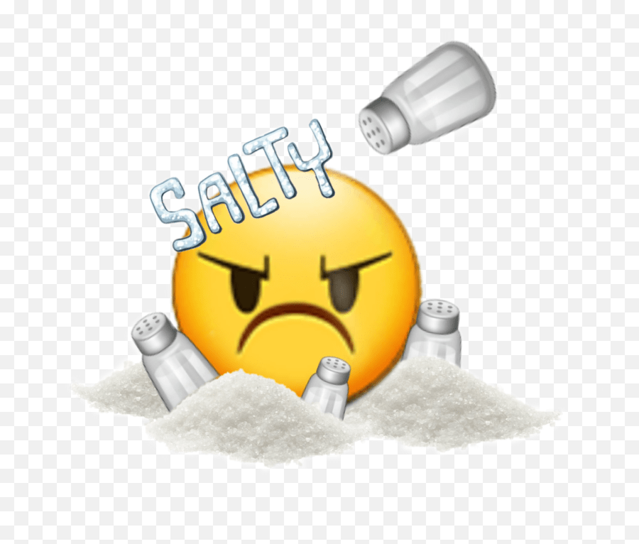The Newest Salty Stickers Smiley Emoji,Salty Emoji free transparent