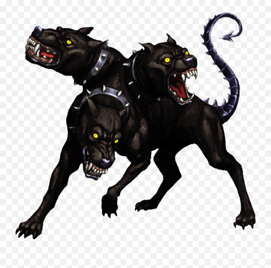 Mq Black Dog Dogs Head Heads Sticker By Marras Transparent Cerberus