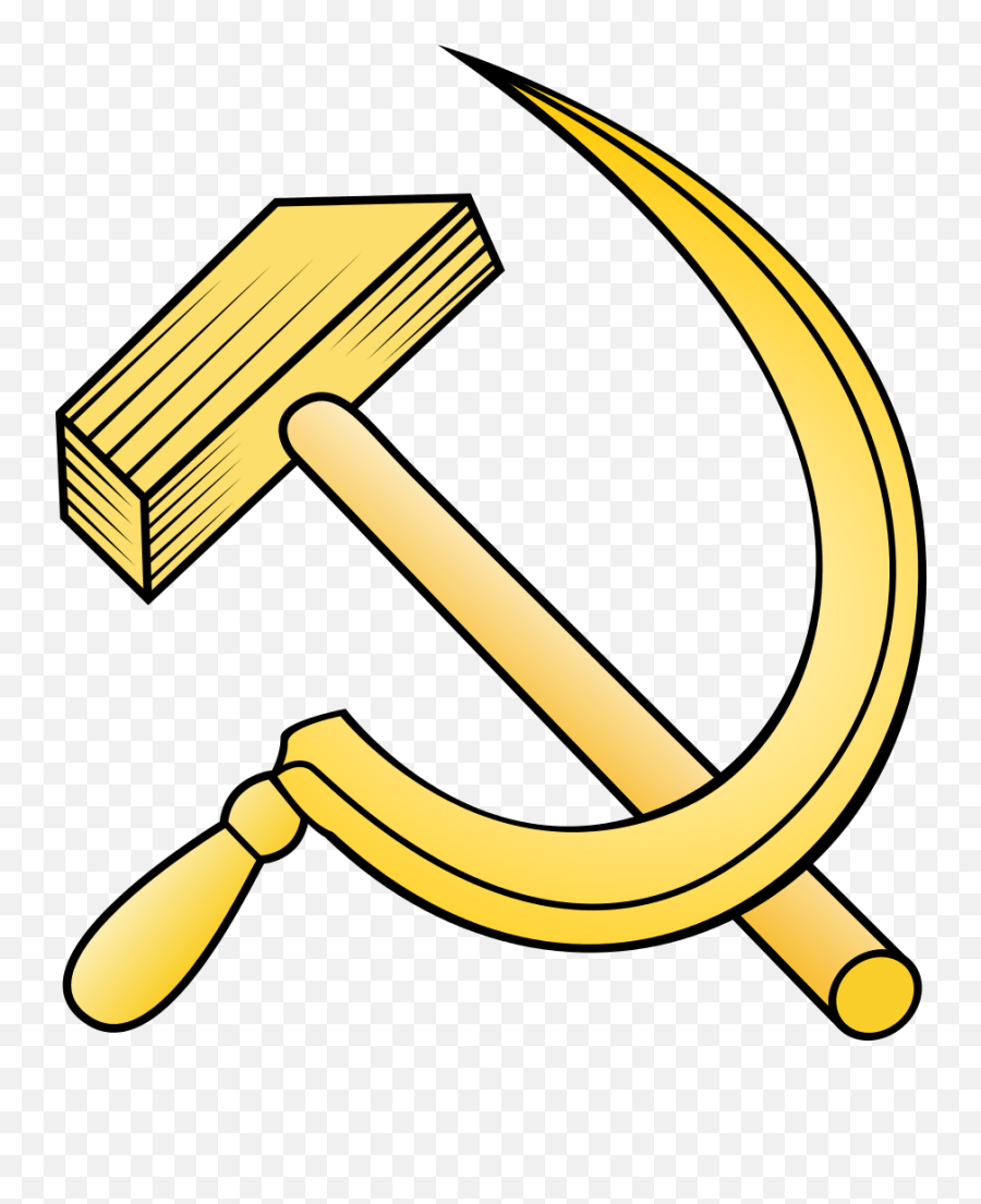 Hammer And Sickle Clipart Golden Hammer And Sickle Emoji,Hammer And