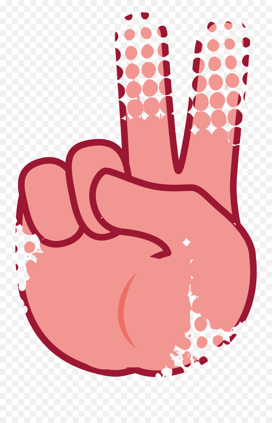 Emoji Illustration,Victory Hand Emoji free transparent emoji