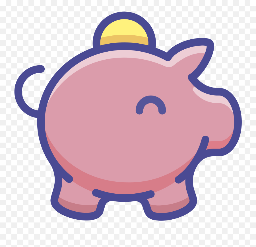 Clipart Money Pig Transparent Broken Piggy Bank Clipart Emoji,Pig