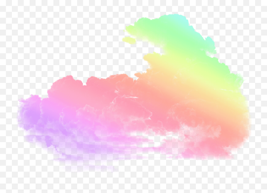 Rainbow Cloud Sticker By Constance Keller Cloud Rainbow Watercolor