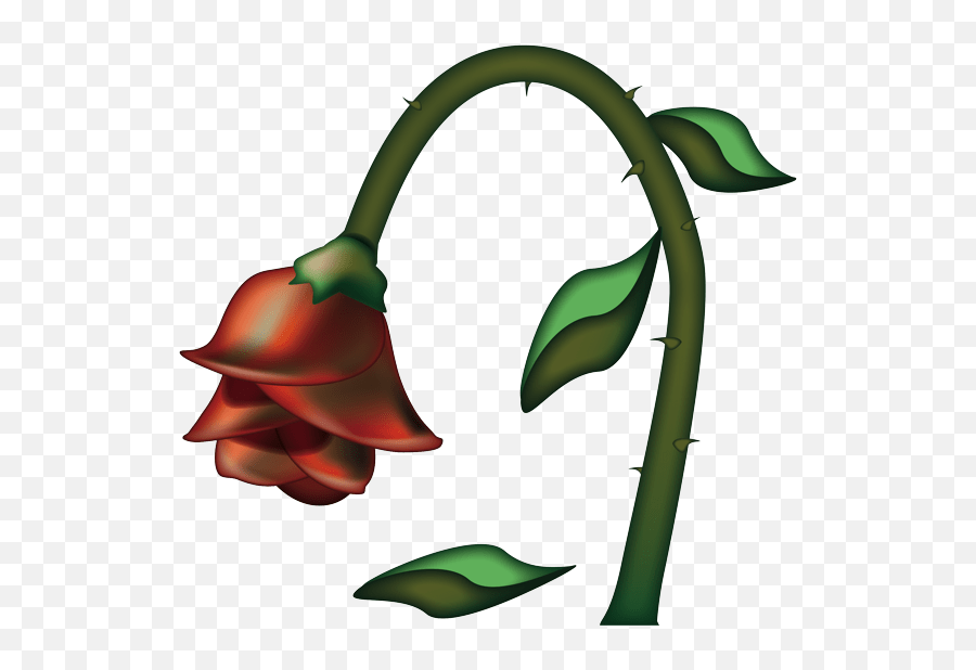 Emoji Clip Art,Wilted Flower Emoji free transparent emoji