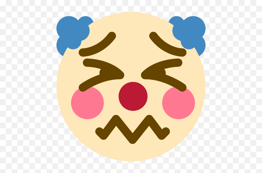 Clownconfounded Pensive Clown Emoji,Confounded Emoji free
