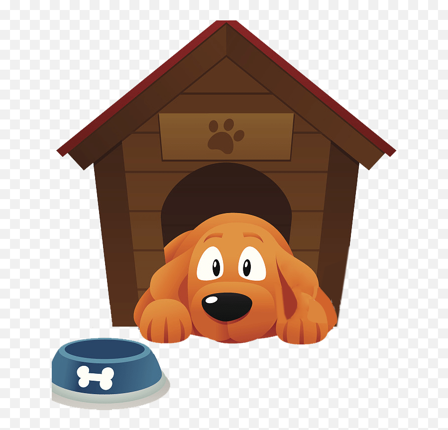 Puppy In Doghouse Clipart Clip Art Dog Kennel Emoji,Dog House Emoji