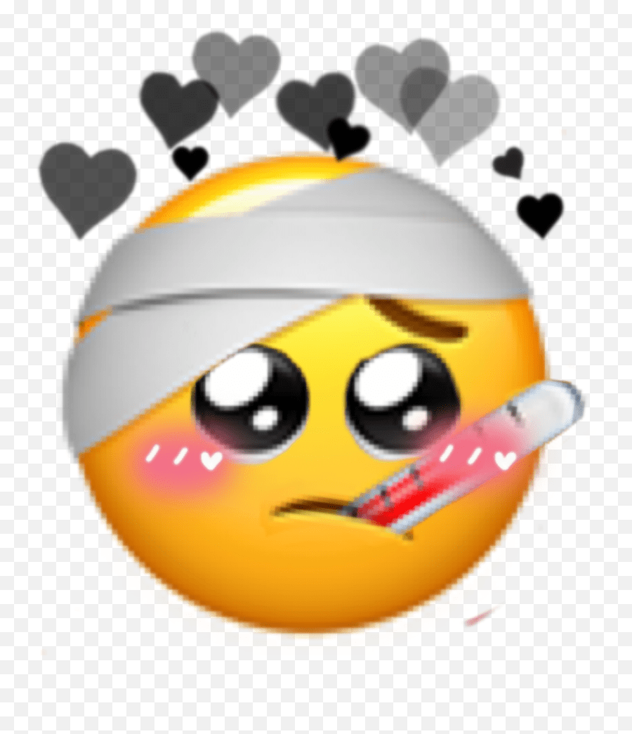 Sick Emoji Sick Emoji Pink Aesthetic Heart Transparent,The Idk Emoji free transparent emoji