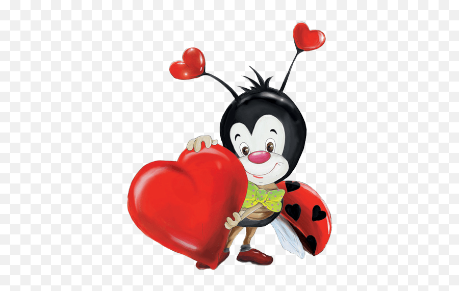Lady Bug Love Emoji,Ladybug Emoji free transparent emoji