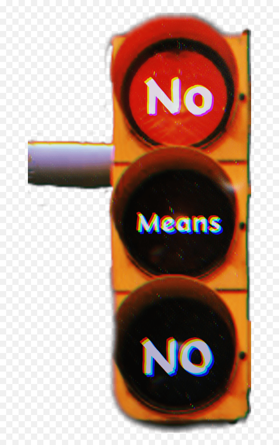 Aesthetic Stoplight Nomeansno Traffic Sign Emoji,Stoplight Emoji free transparent emoji